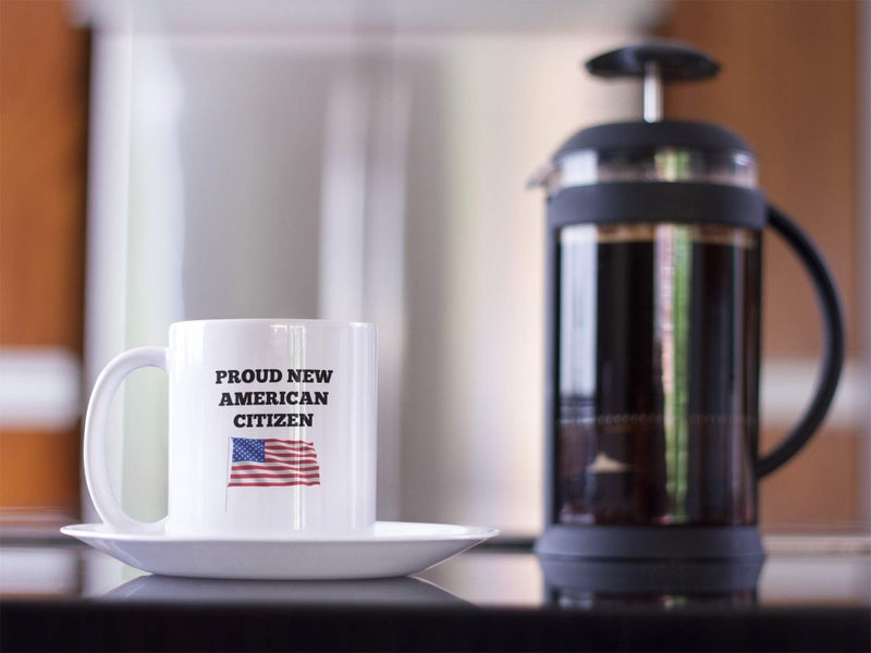 Casitika US American New Citizenship Gifts. 11 oz USA Flag Mug. Gift Idea For Proud Citizens. - Image 4